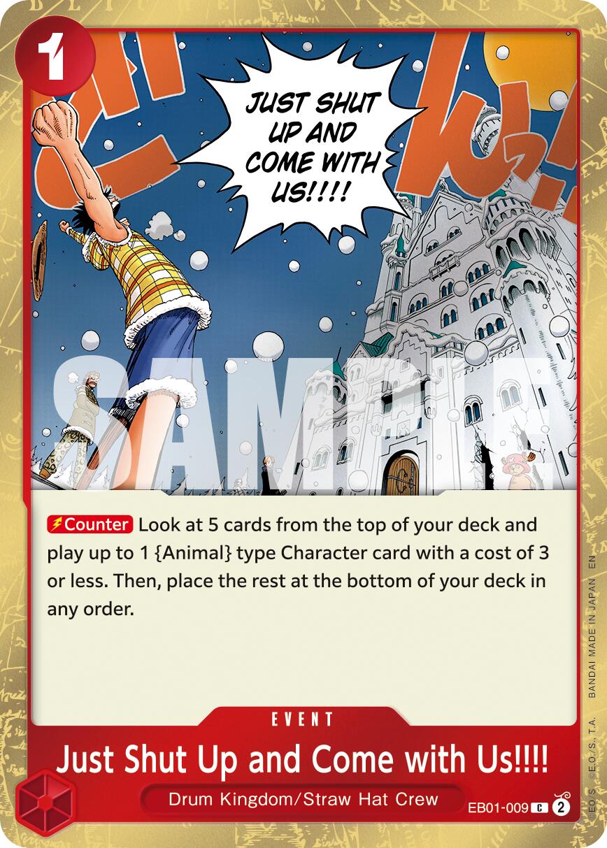 Just Shut Up and Come with Us!!!! (Pirate Foil) [Premium Booster -The Best- Vol. 2] | Good Games North