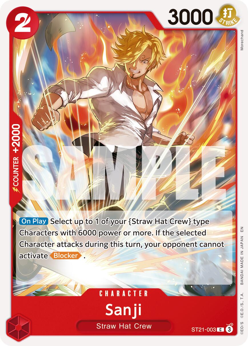 Sanji (ST21-003) (Reprint) [Premium Booster -The Best- Vol. 2] | Good Games North