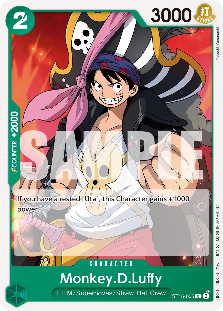 Monkey.D.Luffy (ST16-005) (Reprint) [Premium Booster -The Best- Vol. 2] | Good Games North