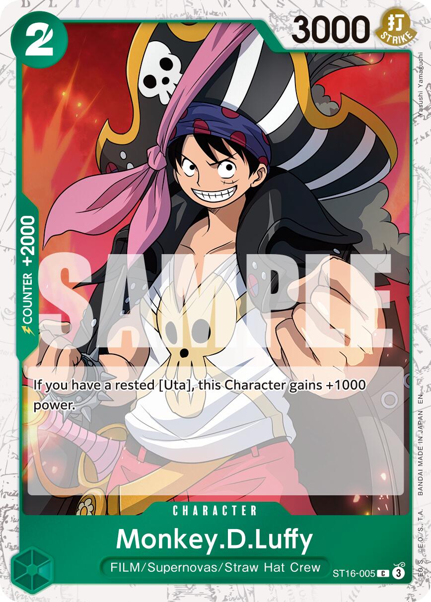 Monkey.D.Luffy (ST16-005) (Pirate Foil) [Premium Booster -The Best- Vol. 2] | Good Games North
