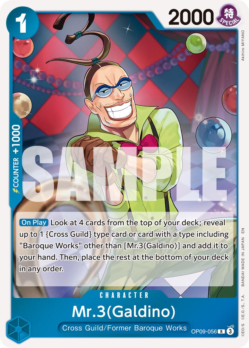 Mr.3(Galdino) (OP09-056) (Reprint) [Premium Booster -The Best- Vol. 2] | Good Games North