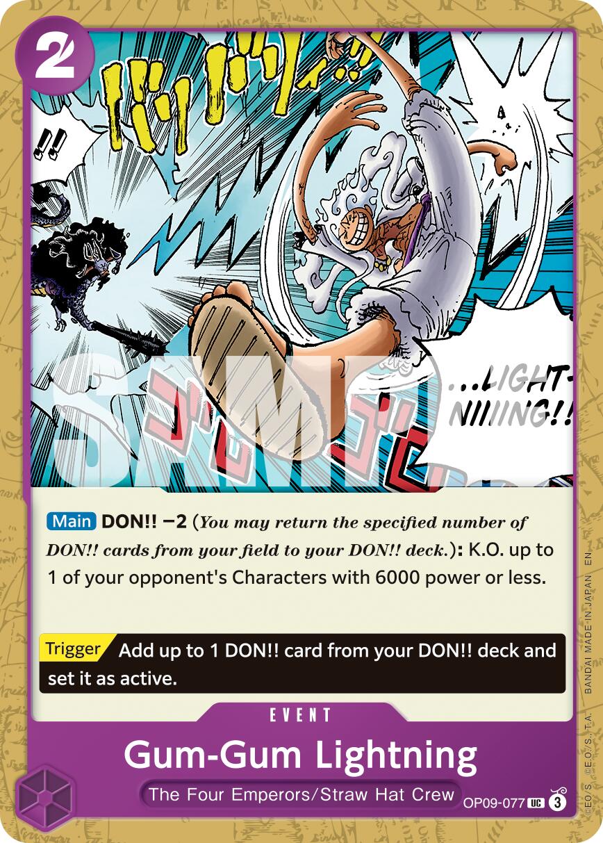 Gum-Gum Lightning (Reprint) [Premium Booster -The Best- Vol. 2] | Good Games North