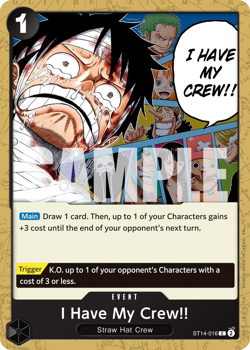 I Have My Crew!! (Reprint) [Premium Booster -The Best- Vol. 2] | Good Games North