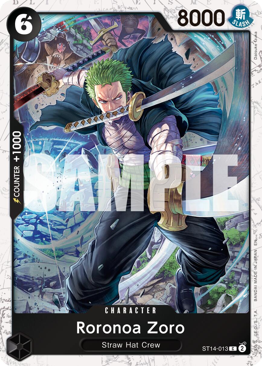 Roronoa Zoro (ST14-013) (Pirate Foil) [Premium Booster -The Best- Vol. 2] | Good Games North