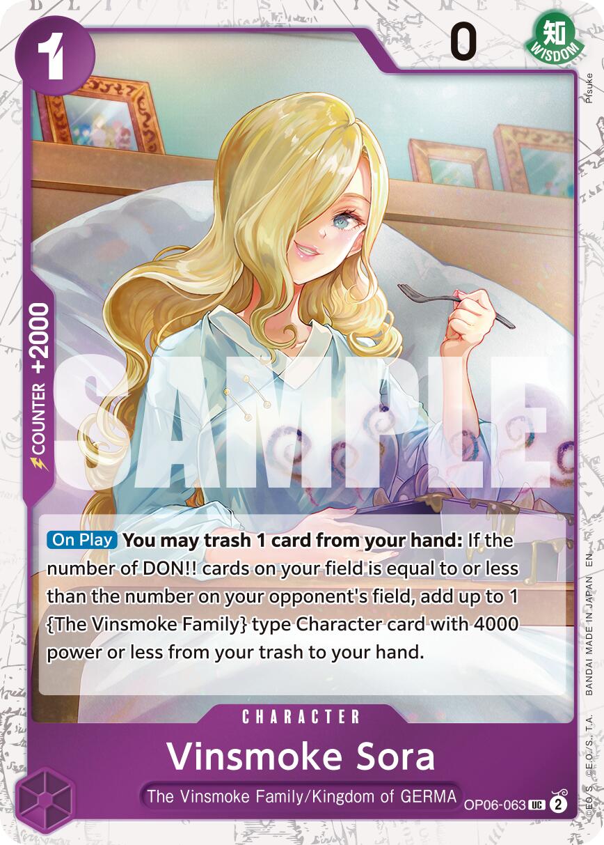 Vinsmoke Sora (Pirate Foil) [Premium Booster -The Best- Vol. 2] | Good Games North