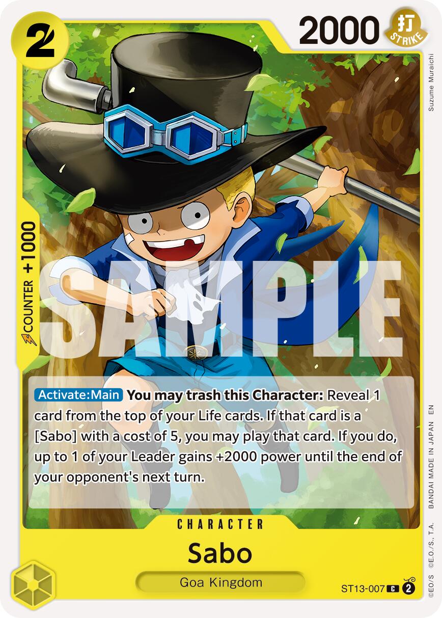 Sabo (ST13-007) (Reprint) [Premium Booster -The Best- Vol. 2] | Good Games North