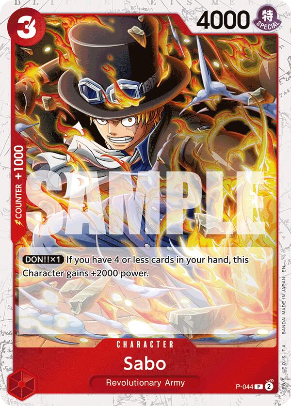 Sabo (P-044) (Pirate Foil) [Premium Booster -The Best- Vol. 2] | Good Games North