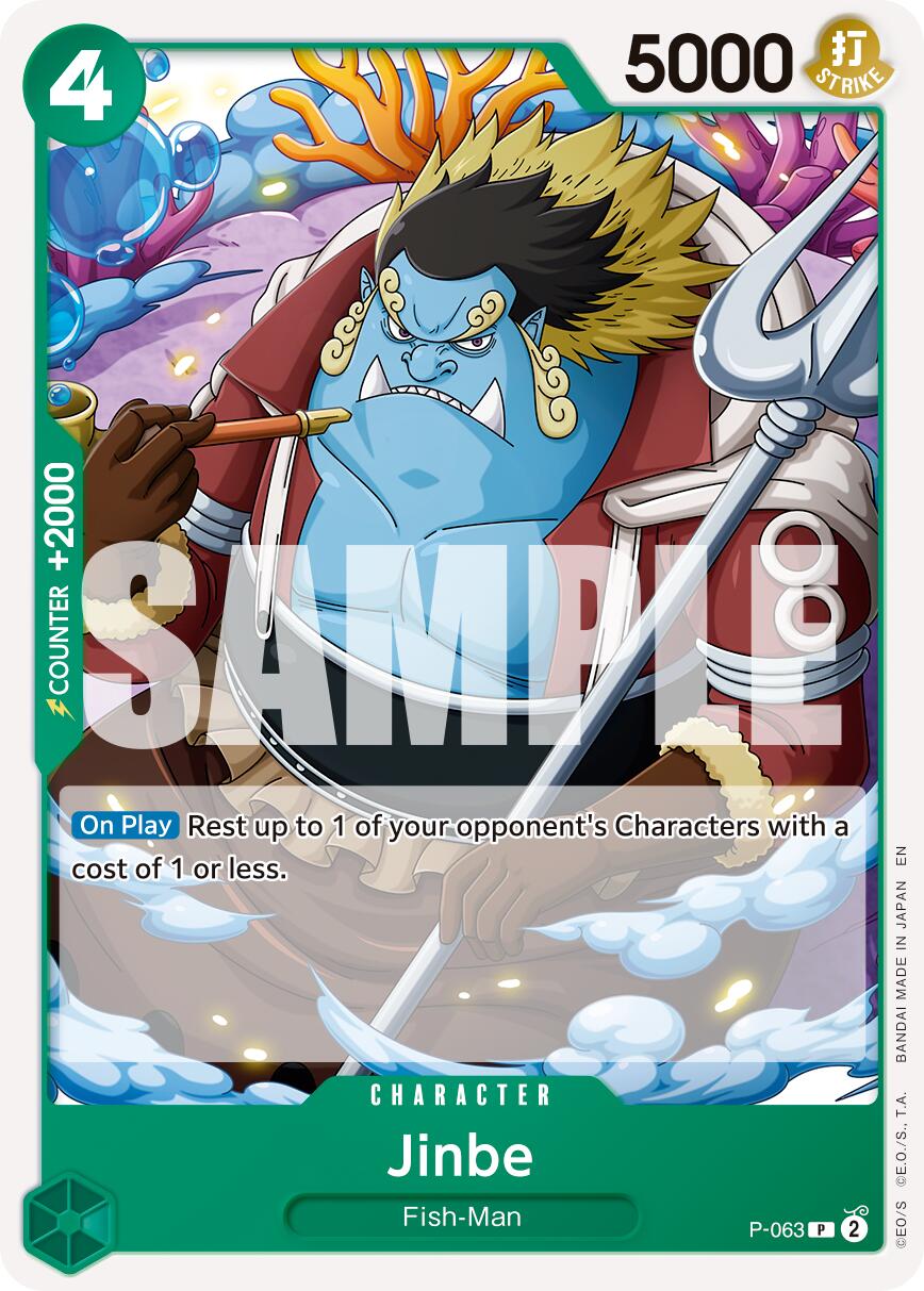 Jinbe (P-063) (Reprint) [Premium Booster -The Best- Vol. 2] | Good Games North