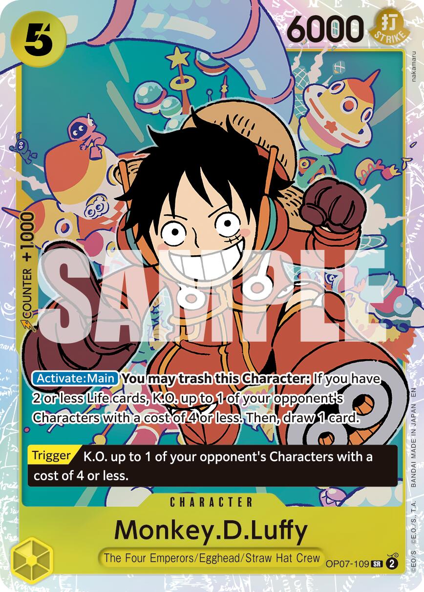 Monkey.D.Luffy (OP07-109) (Reprint) [Premium Booster -The Best- Vol. 2] | Good Games North