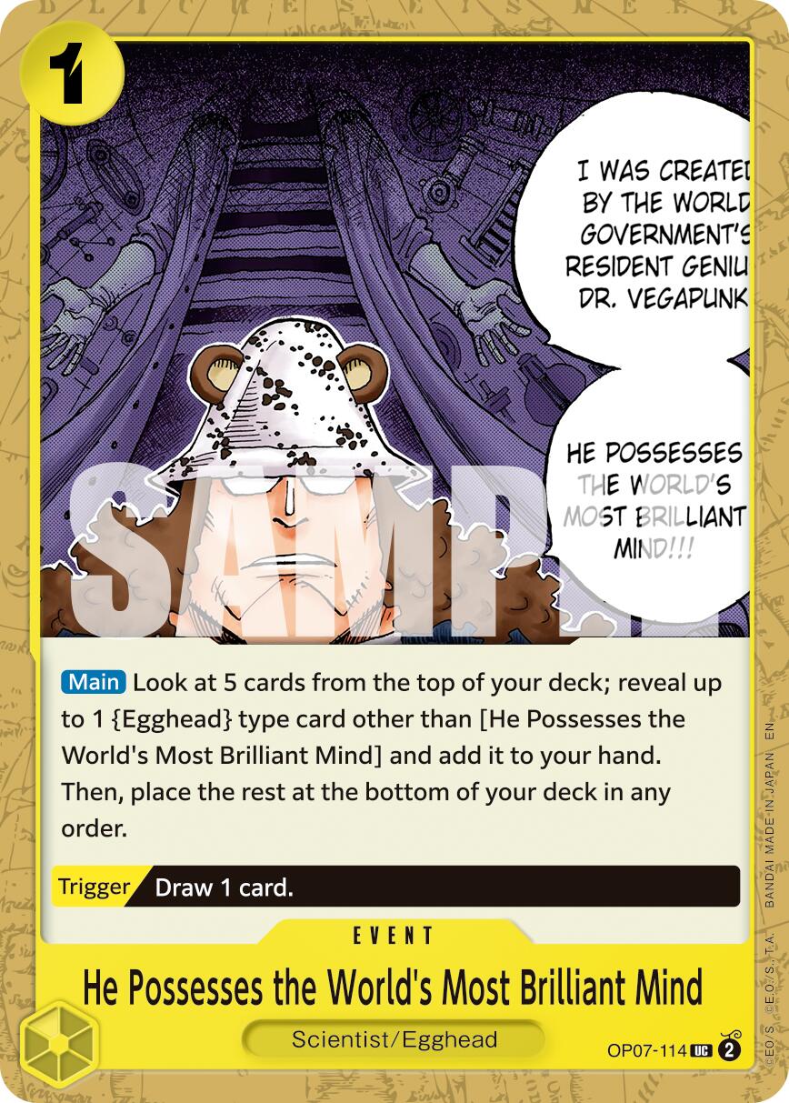 He Possesses the World's Most Brilliant Mind (Reprint) [Premium Booster -The Best- Vol. 2] | Good Games North