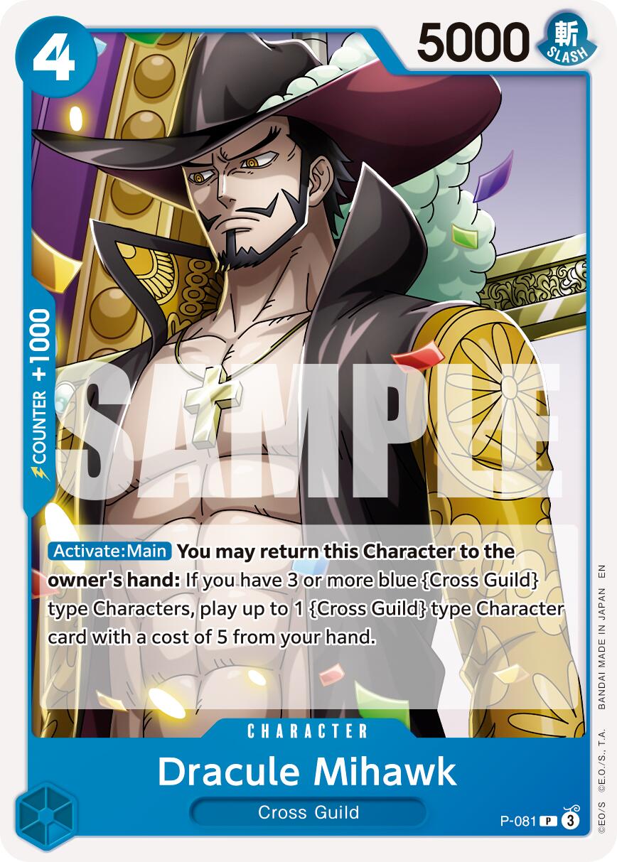 Dracule Mihawk (P-081) (Reprint) [Premium Booster -The Best- Vol. 2] | Good Games North