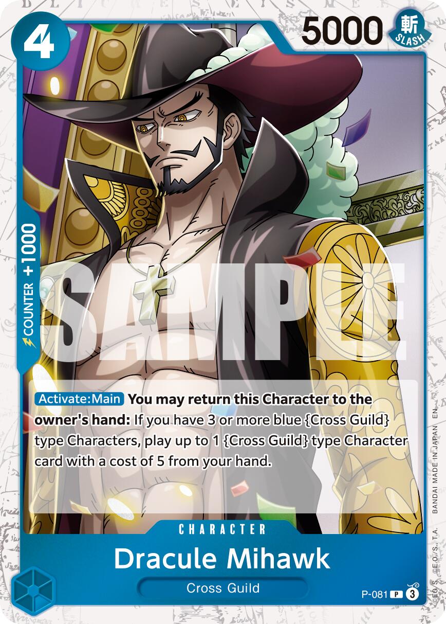 Dracule Mihawk (P-081) (Pirate Foil) [Premium Booster -The Best- Vol. 2] | Good Games North