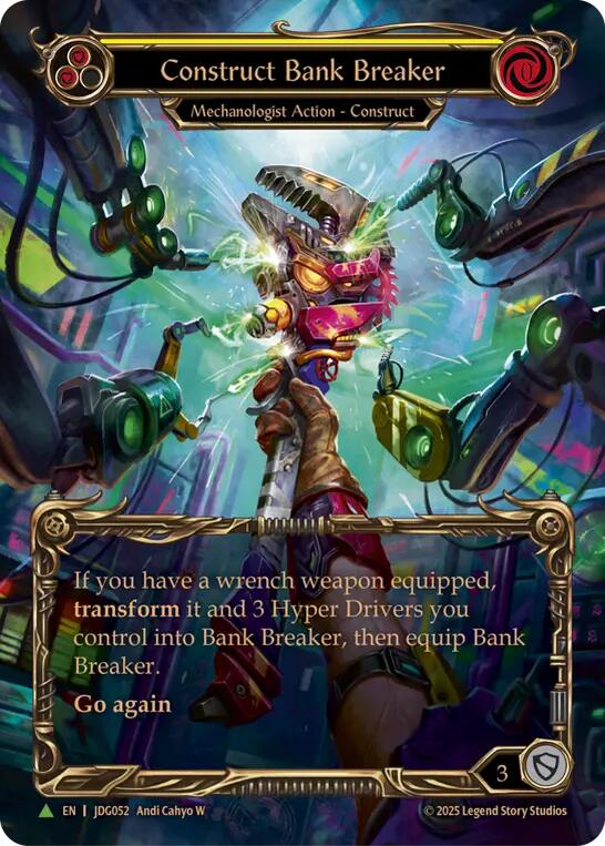 Construct Bank Breaker [JDG052] (Promo)  Cold Foil | Good Games North