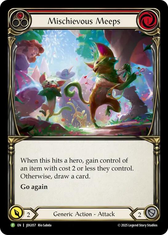 Mischievous Meeps [JDG057] (Promo)  Cold Foil | Good Games North