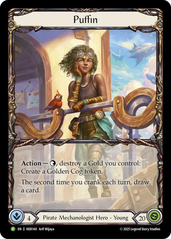 Puffin [HER140] (Promo)  Rainbow Foil | Good Games North