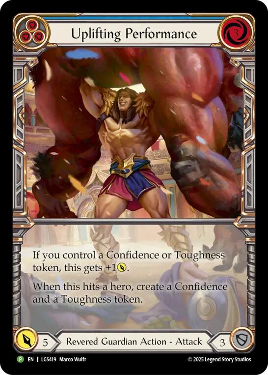 Uplifting Performance [LGS419] (Promo)  Cold Foil | Good Games North