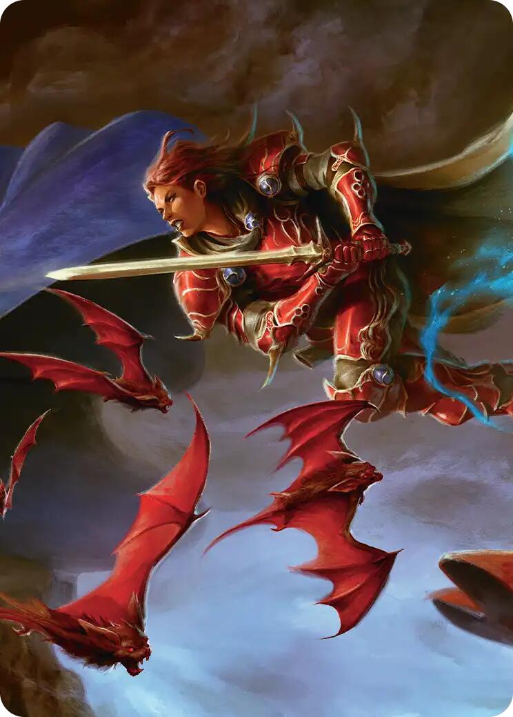 The Destined Warrior Scene Art Card [FINAL FANTASY Art Series] | Good Games North