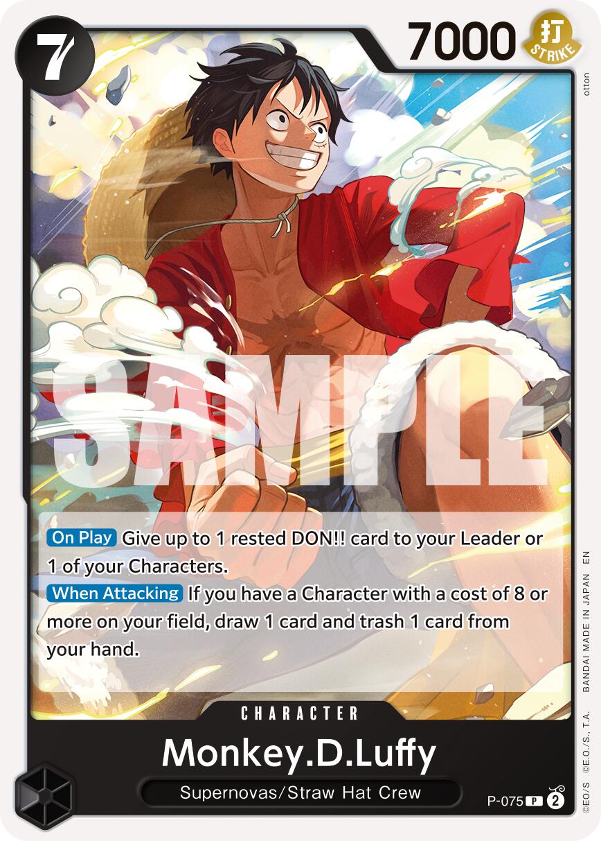 Monkey.D.Luffy (P-075) (Pirate Foil) [Premium Booster -The Best- Vol. 2] | Good Games North