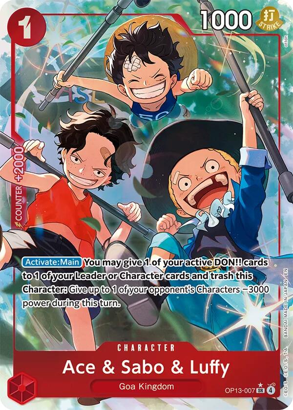 Ace & Sabo & Luffy (Alternate Art) [Carrying On His Will] | Good Games North