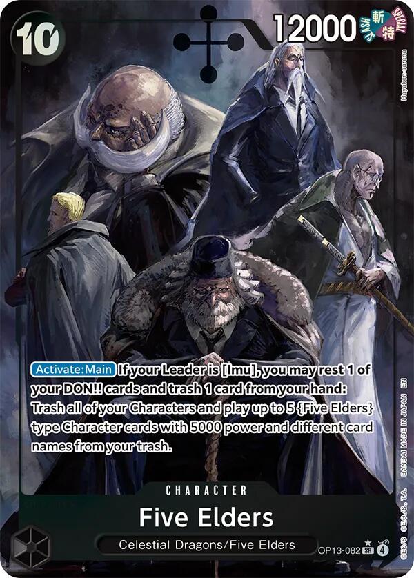 Five Elders (Alternate Art) [Carrying On His Will] | Good Games North