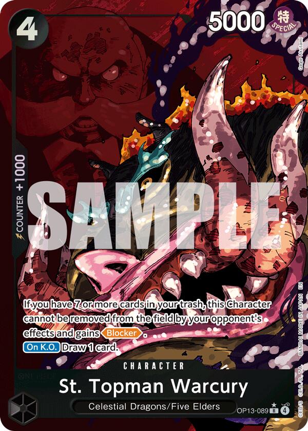 St. Topman Warcury (Alternate Art) [Carrying On His Will] | Good Games North