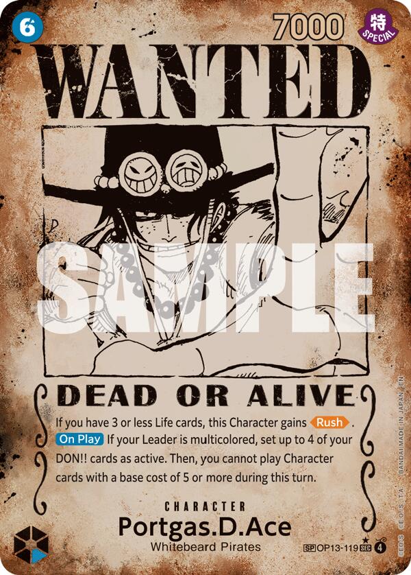 Portgas.D.Ace (Wanted Poster) [Carrying On His Will] | Good Games North