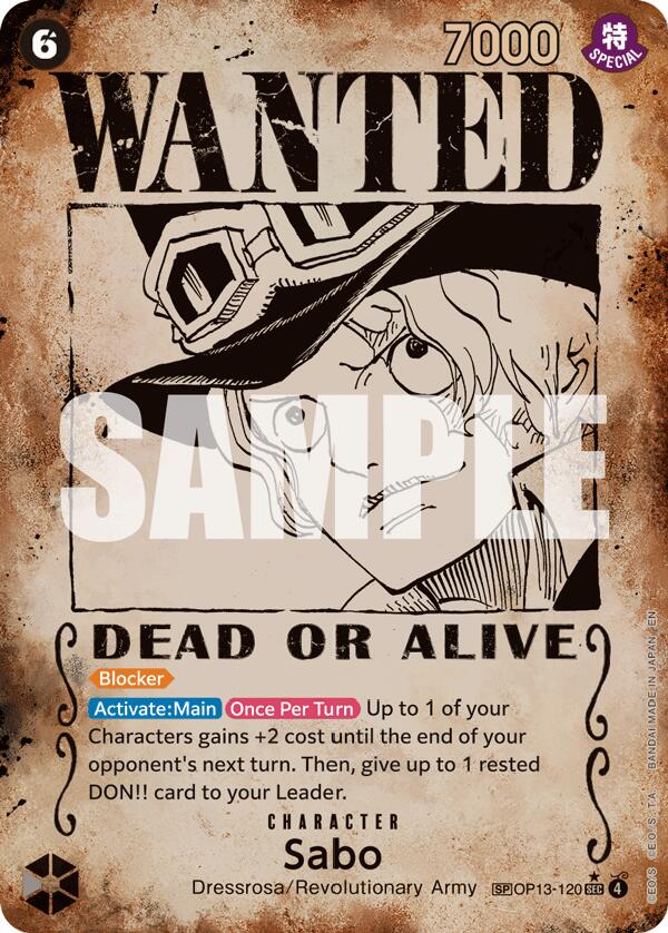 Sabo (Wanted Poster) [Carrying On His Will] | Good Games North