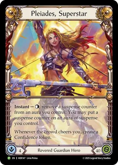 Pleiades, Superstar [HER147] (Promo)  Rainbow Foil | Good Games North