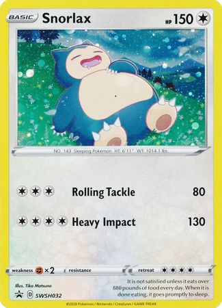 Snorlax (SWSH032) [Sword & Shield: Black Star Promos] | Good Games North