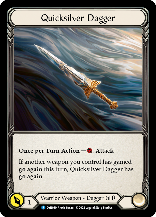 Quicksilver Dagger [DYN069] (Dynasty) | Good Games North