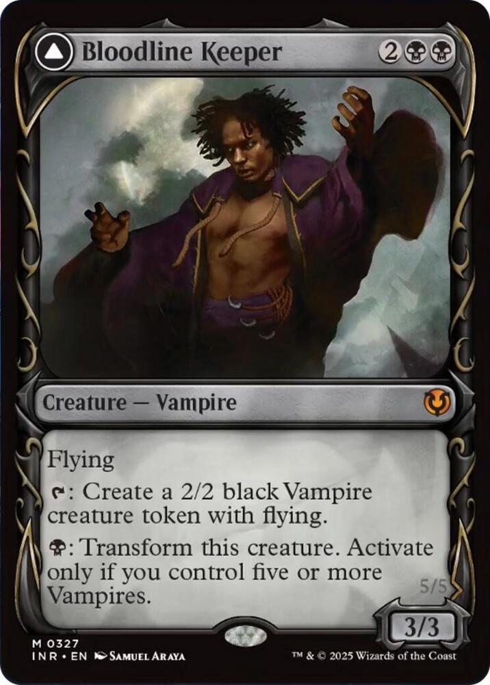 Bloodline Keeper // Lord of Lineage 327 (Innistrad Remastered)  - Showcase Foil | Good Games North