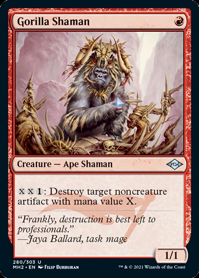 Gorilla Shaman (Foil Etched) [Modern Horizons 2] | Good Games North