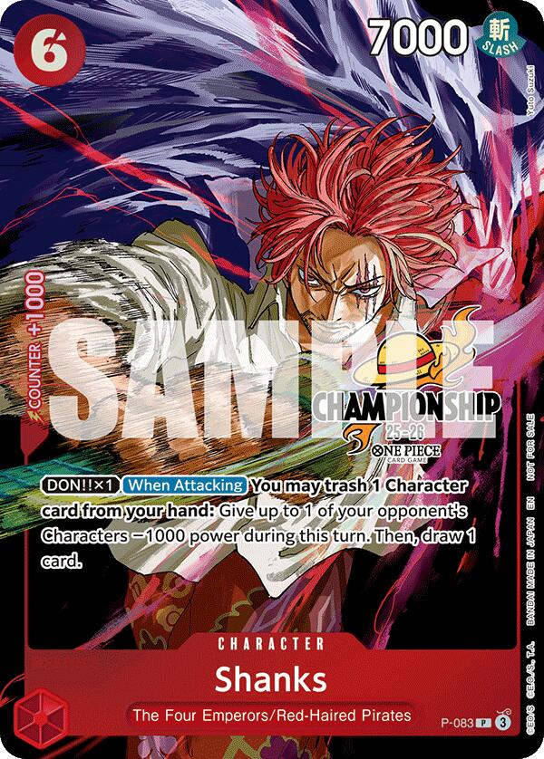 Shanks (CS 25-26 Event Pack Finalist Ver.) [One Piece Promotion Cards] | Good Games North