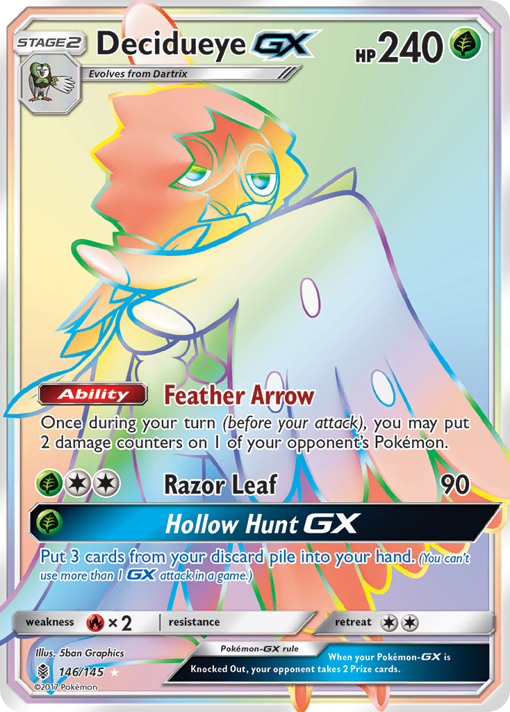 Decidueye GX (146/145) [Sun & Moon: Guardians Rising] | Good Games North
