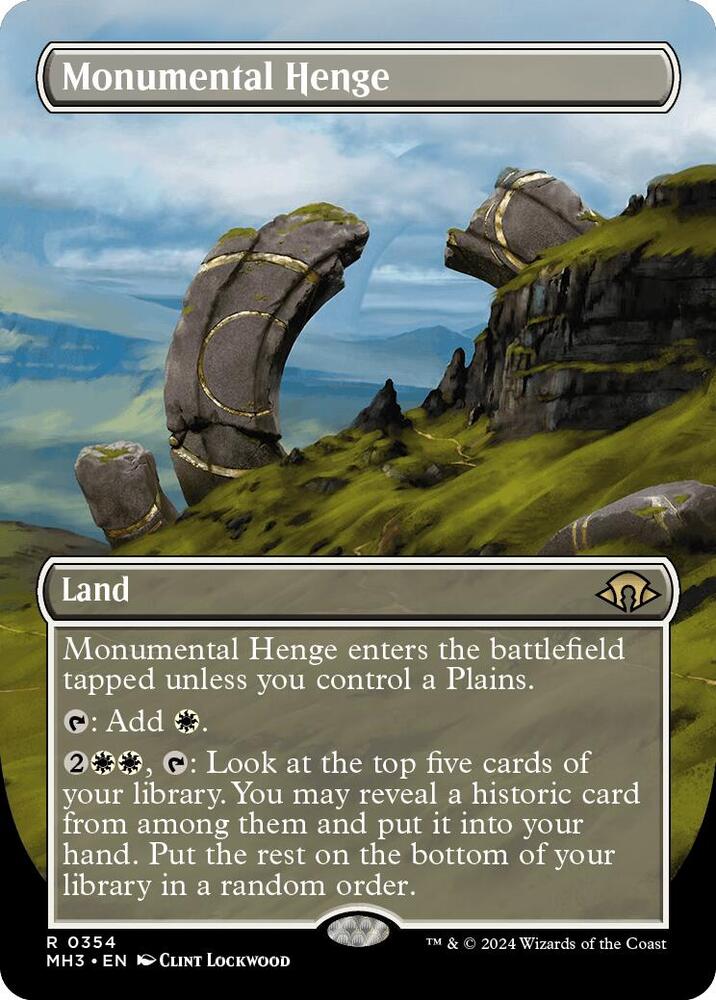 Monumental Henge Borderless (Modern Horizons 3)  - Foil | Good Games North
