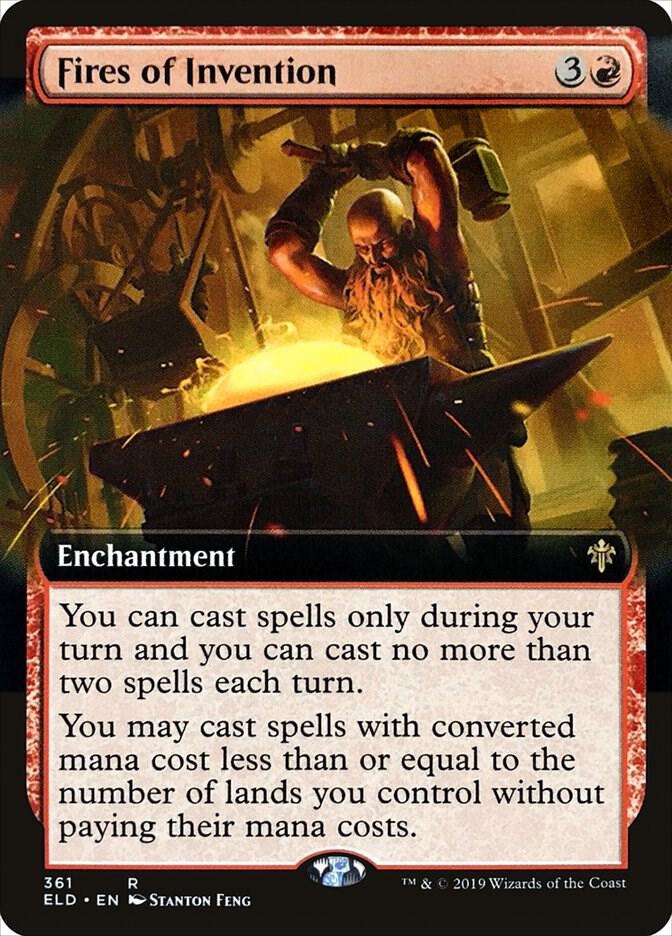 Fires of Invention Extended Art (Throne of Eldraine)  | Good Games North