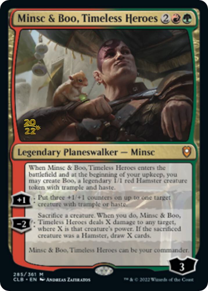 Minsc and Boo Timeless Heroes (Prerelease Cards)  - undefined | Good Games North