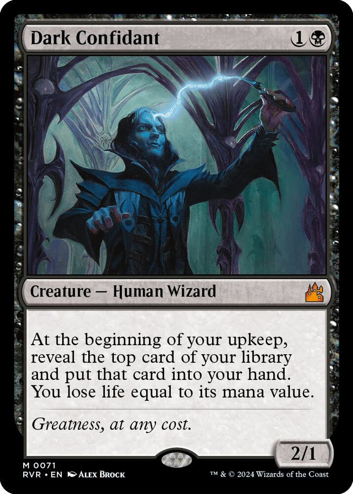 Dark Confidant (Ravnica Remastered)  - Foil | Good Games North