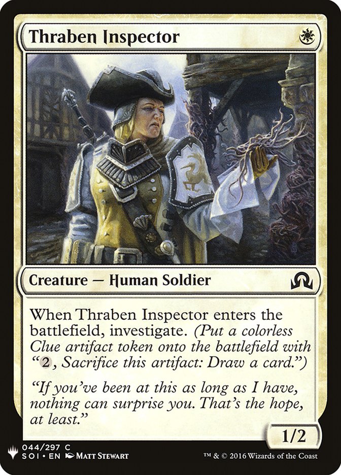 Thraben Inspector [Mystery Booster] | Good Games North