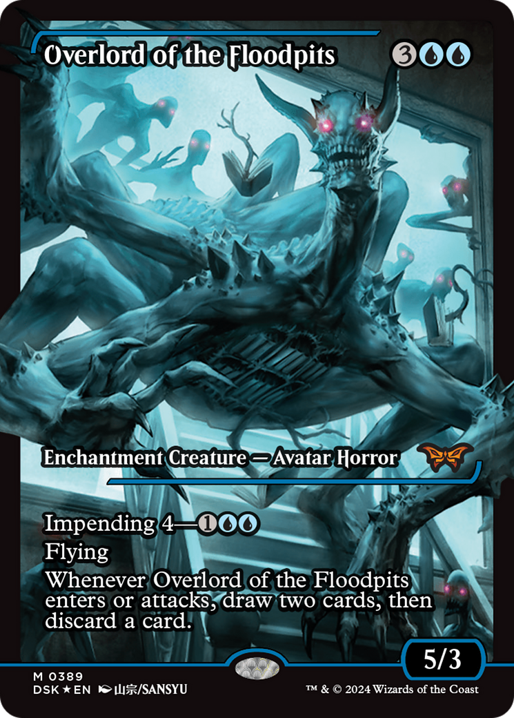 Overlord of the Floodpits (Japan Showcase) [Duskmourn: House of Horror] | Good Games North