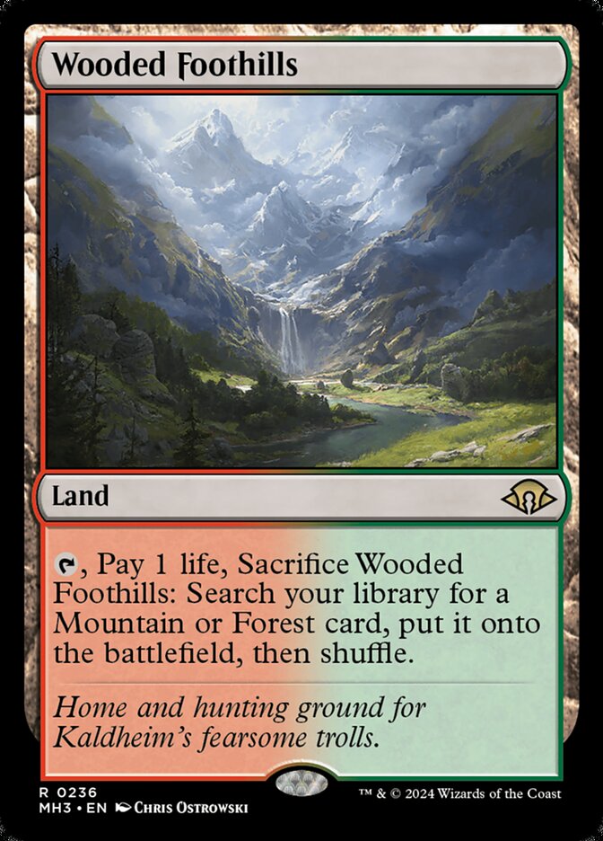 Wooded Foothills (Modern Horizons 3)  - Foil | Good Games North