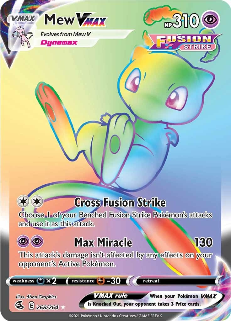 Mew VMAX (268/264) [Sword & Shield: Fusion Strike] | Good Games North