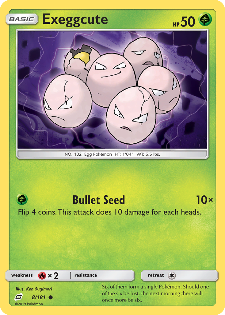 Exeggcute (8/181) [Sun & Moon: Team Up] | Good Games North