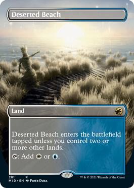 Deserted Beach Borderless 281/277 (Innistrad: Midnight Hunt)  | Good Games North
