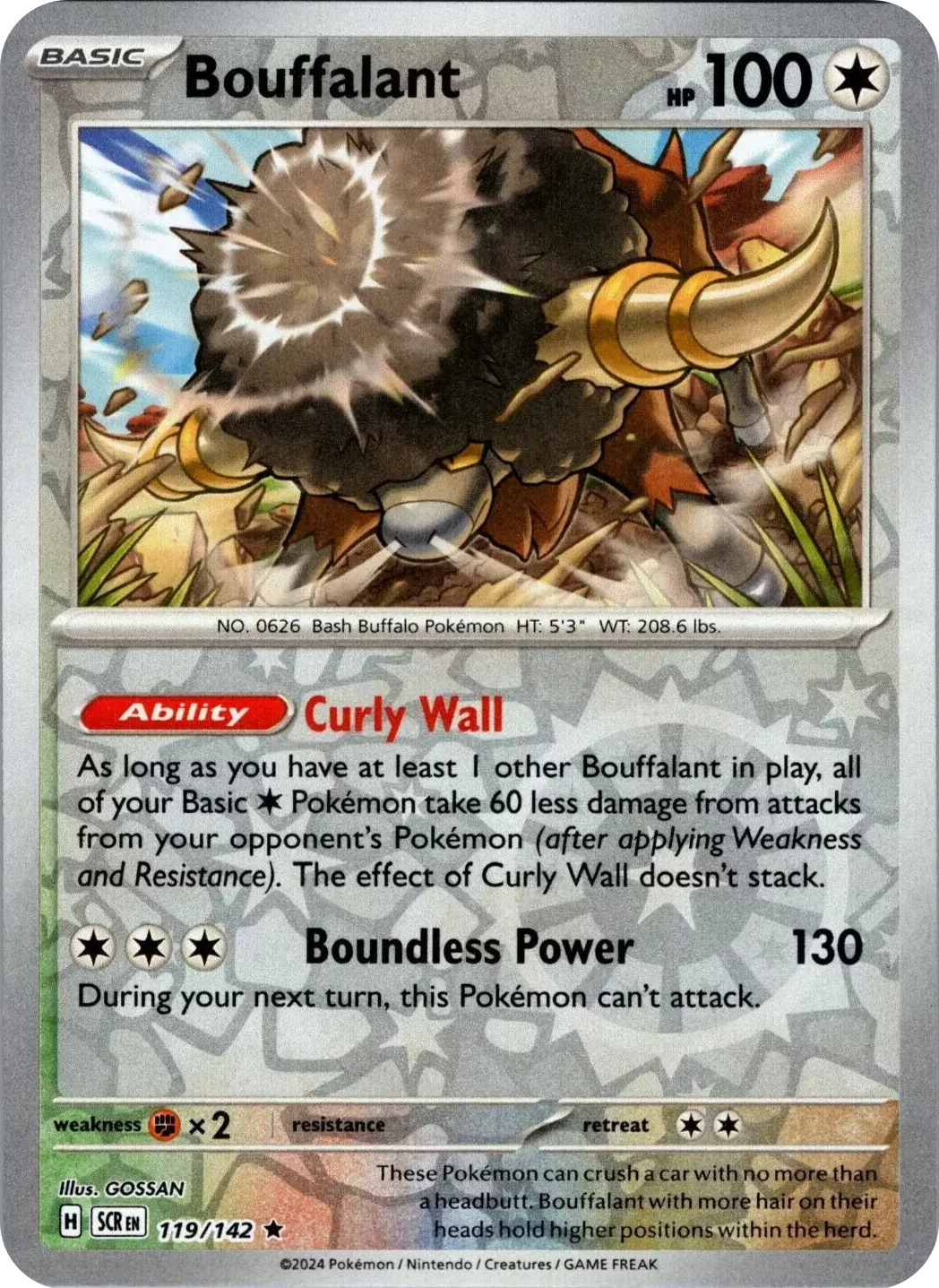 Bouffalant (119/142) [Scarlet & Violet: Stellar Crown] | Good Games North