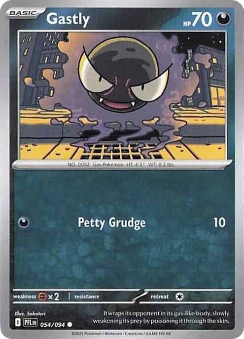 Gastly (054/094) [Mega Evolution: Phantasmal Flames] | Good Games North