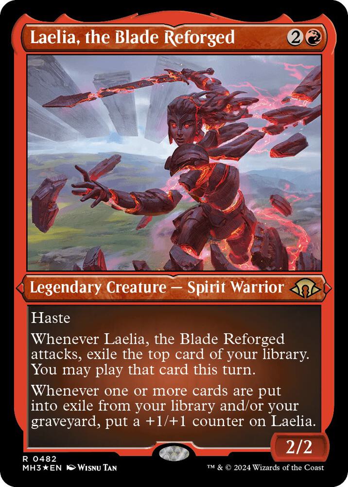 Laelia, the Blade Reforged 482/319 (Modern Horizons 3)  - Etched Foil | Good Games North