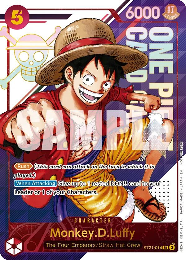 Monkey.D.Luffy (ST21-014) (3rd Anniversary Treasure Campaign Pack) [One Piece Promotion Cards] | Good Games North