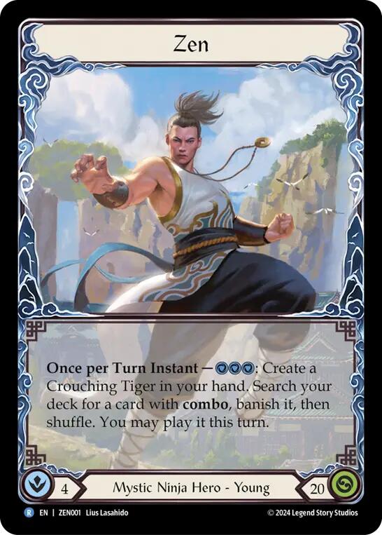 Zen [ZEN001] (Part the Mistveil Zen Blitz Deck)  Rainbow Foil | Good Games North