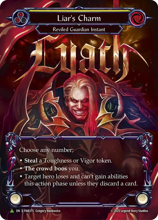 Liar's Charm [FAB373] (Promo)  Cold Foil | Good Games North